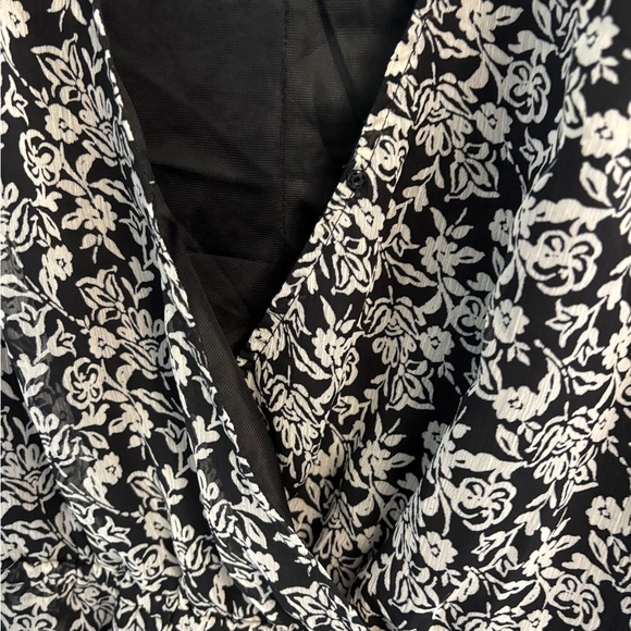 Lulu's Black and White Floral Dress - Picture 5 of 15